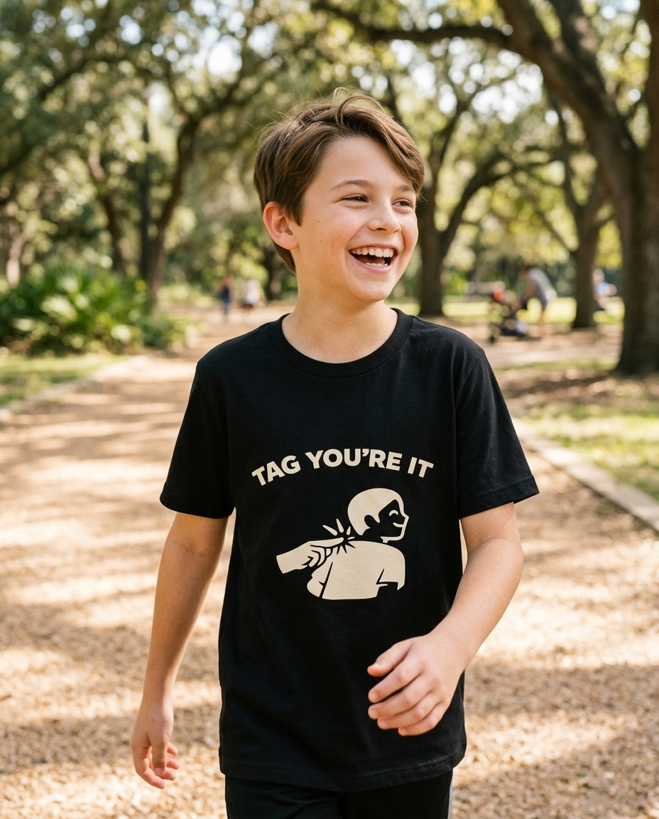 Tag You’re It Youth Tee - Dark Colors