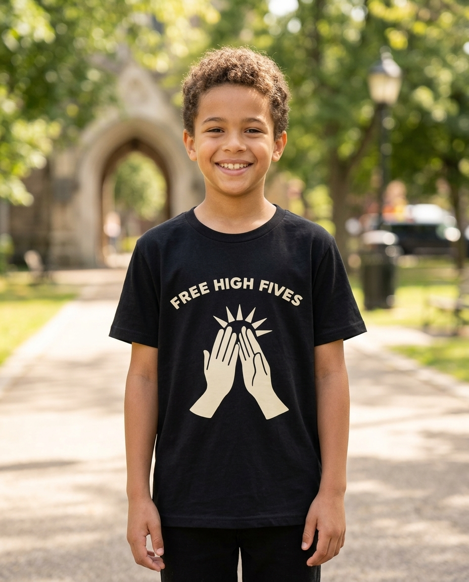 Free High Fives Youth Tee - Dark Colors