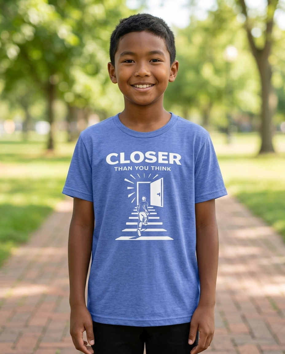 Closer Than You Think Youth Tee - Bright Colors