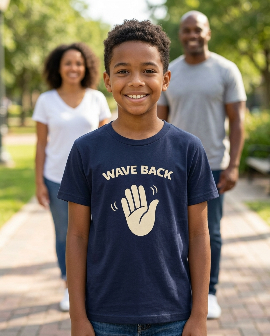 Wave Back Youth Tee - Dark Colors