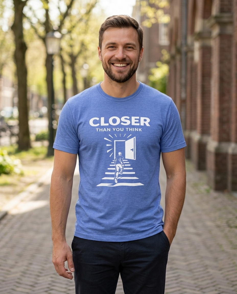 Closer Than You Think Adult Tee - Bright Colors
