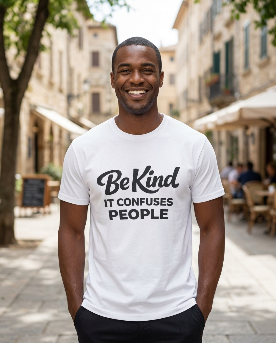Be Kind It Confuses People Adult Tee - Light Colors