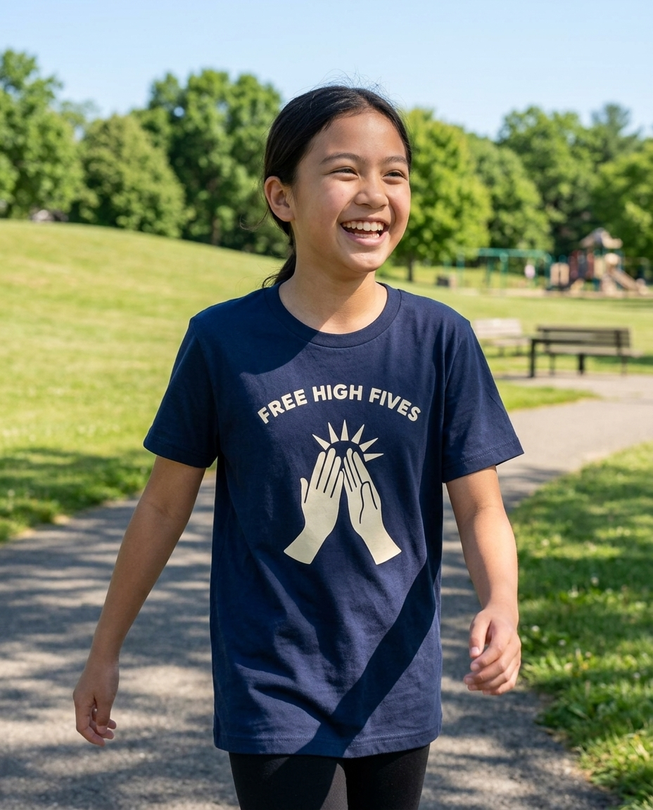 Free High Fives Youth Tee - Dark Colors
