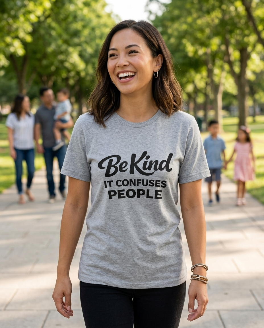 Be Kind It Confuses People Adult Tee - Light Colors