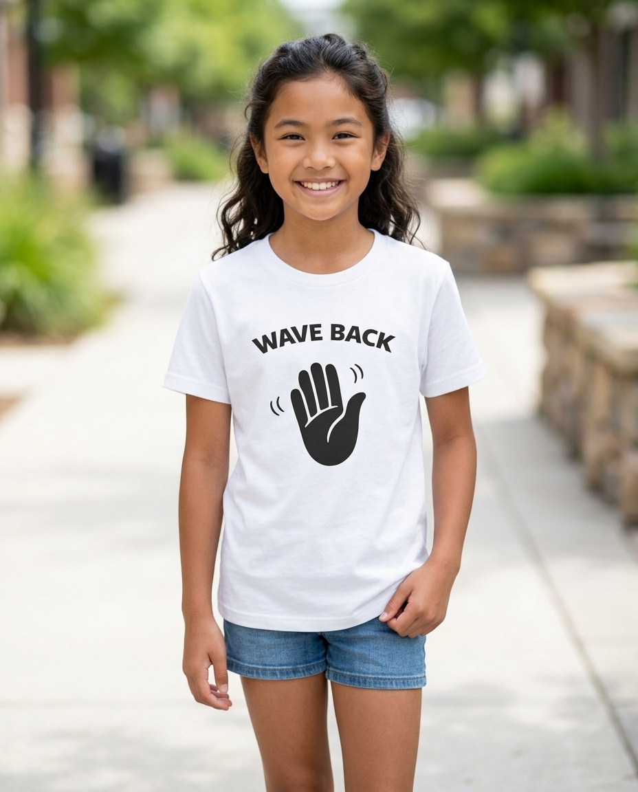 Wave Back Youth Tee - Light Colors