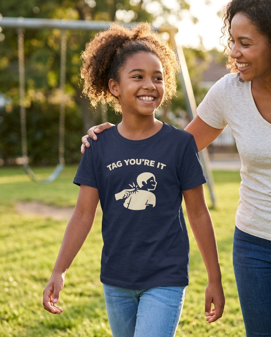 Tag You’re It Youth Tee - Dark Colors