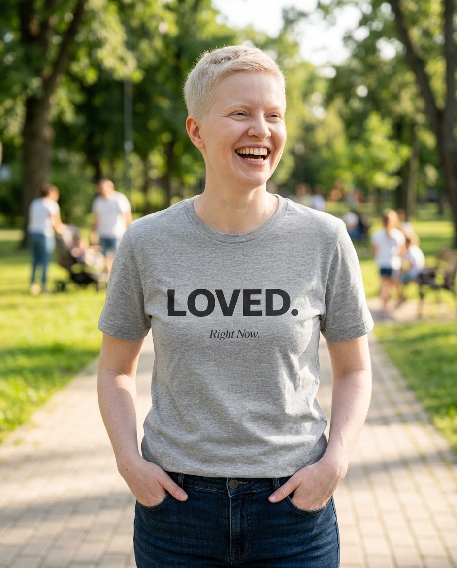 Loved. Right Now. Adult Tee - Light Colors