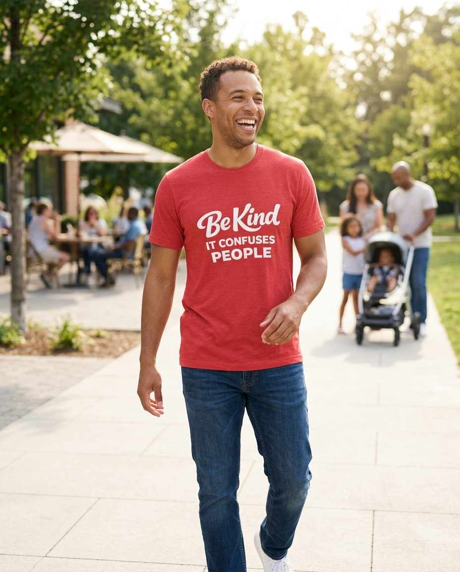 Be Kind It Confuses People Adult Tee - Bright Colors
