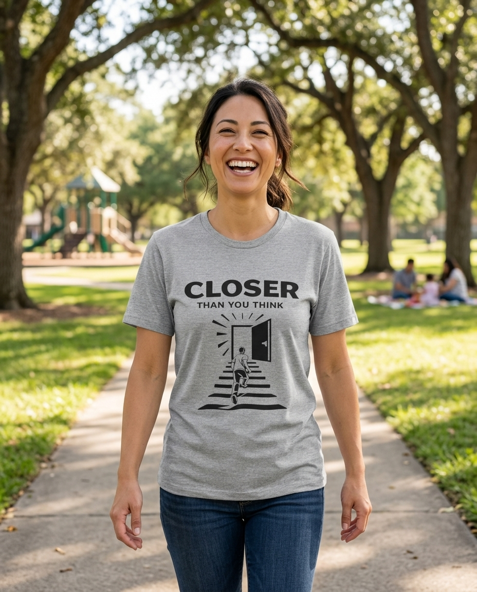 Closer Than You Think Adult Tee - Light Colors