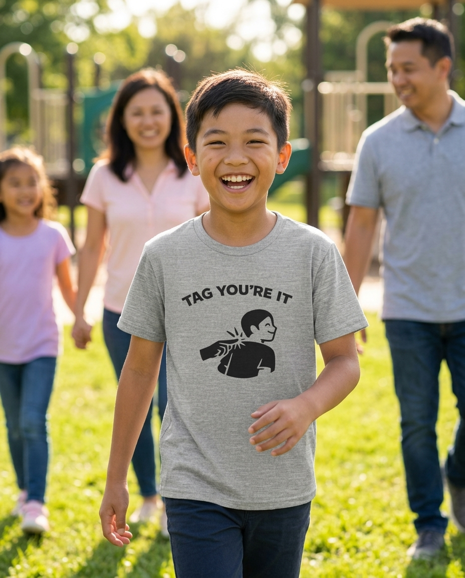 Tag You’re It Youth Tee - Light Colors