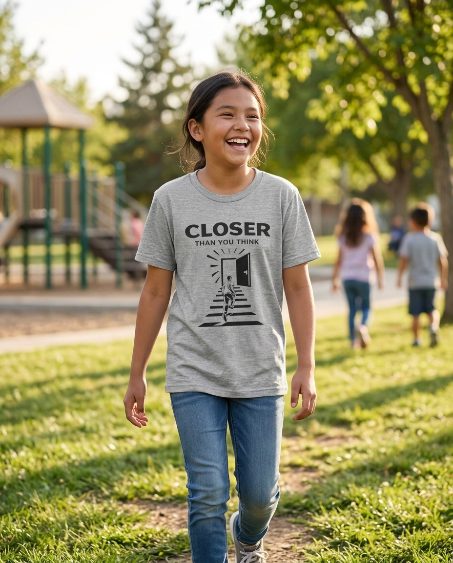 Closer Than You Think Youth Tee - Light Colors
